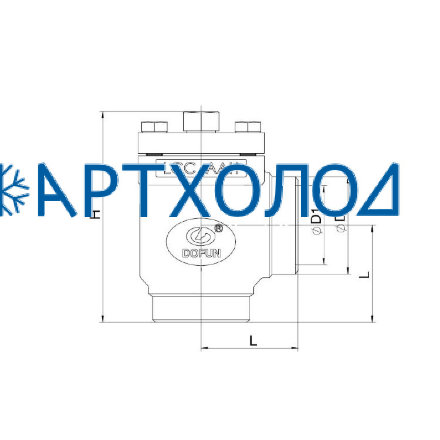 Сетчатый фильтр FVD-A DN80 угловой Dofun Сетчатый фильтр FVD-A DN80 угловой Dofun